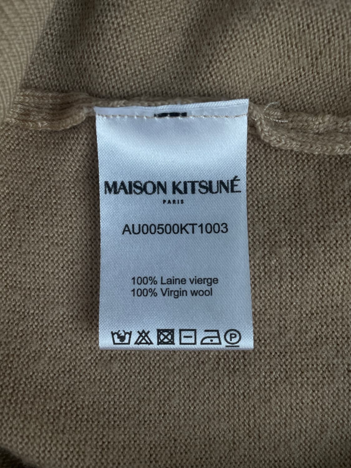 [M] 메종키츠네 폭스 패치 울 가디건 상품이미지10