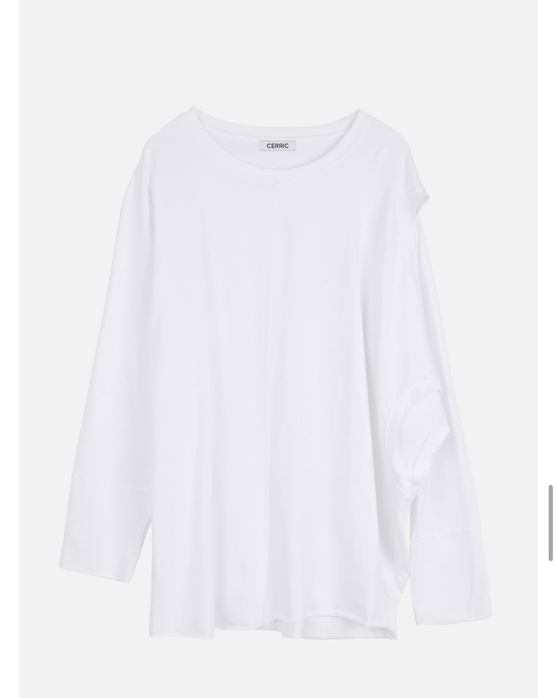 세릭  cerric cut out block top white  상품이미지2
