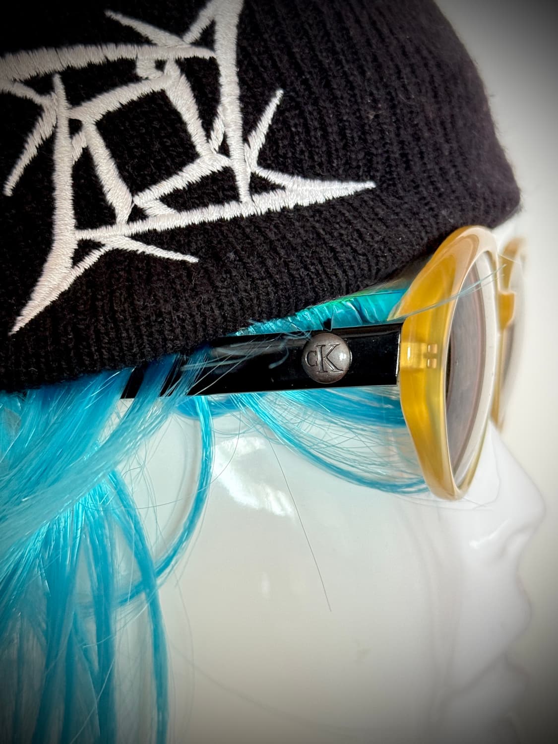 90s Ck Kurt cobain oval sunglasses 상품이미지3