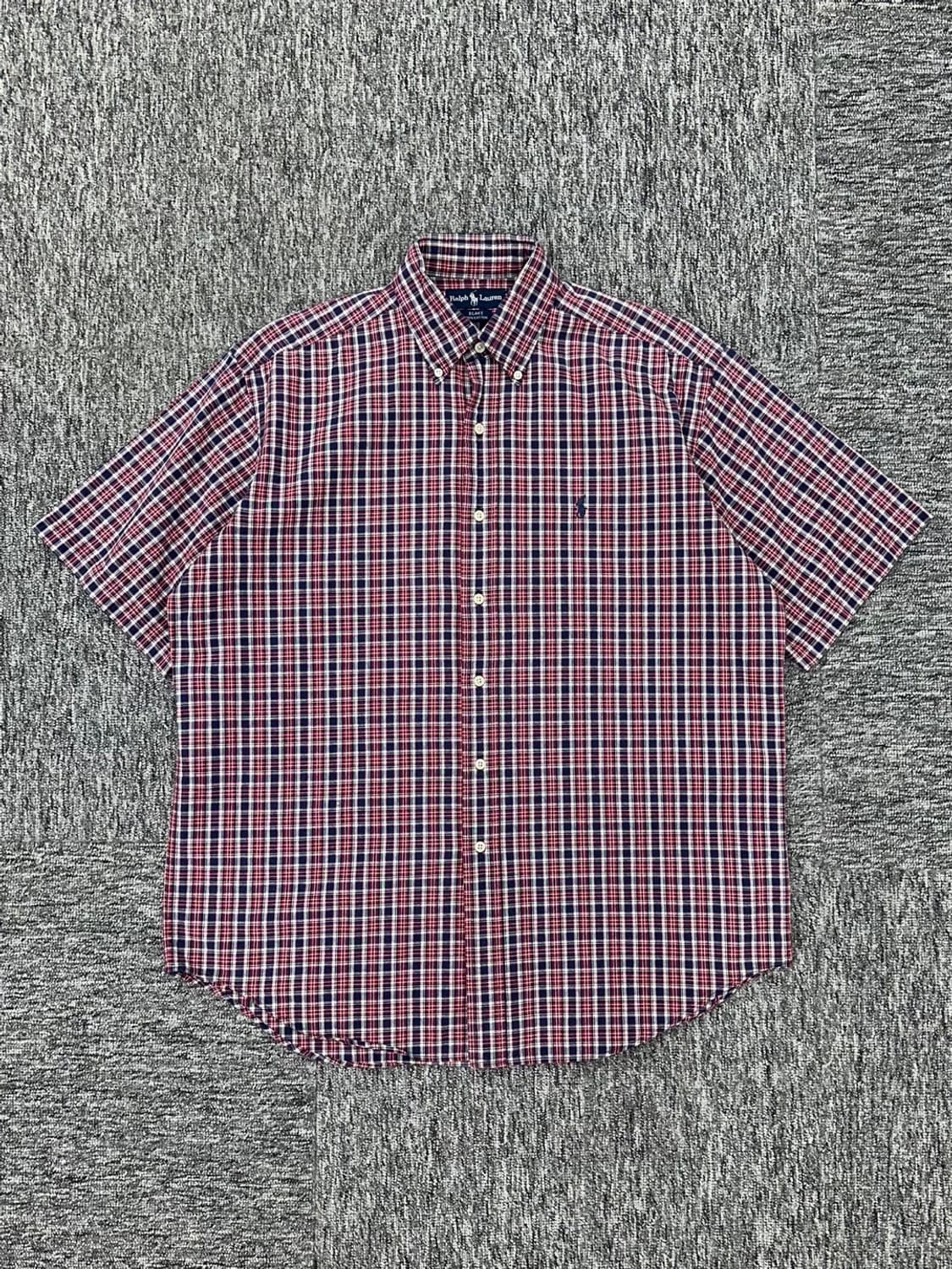 (XL)폴로 체크 반팔-M541 상품이미지4