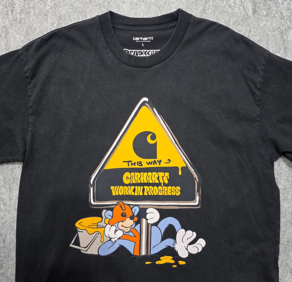칼하트 WIP x 데드케밥 협업 워킹 온 잇 반팔티 L 상품이미지3