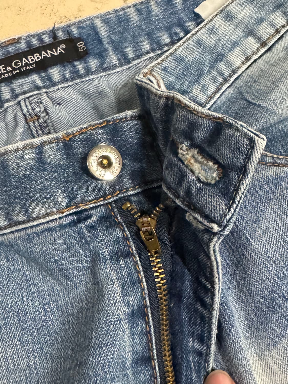 돌체앤가바나 워싱 데님팬츠  상품이미지8