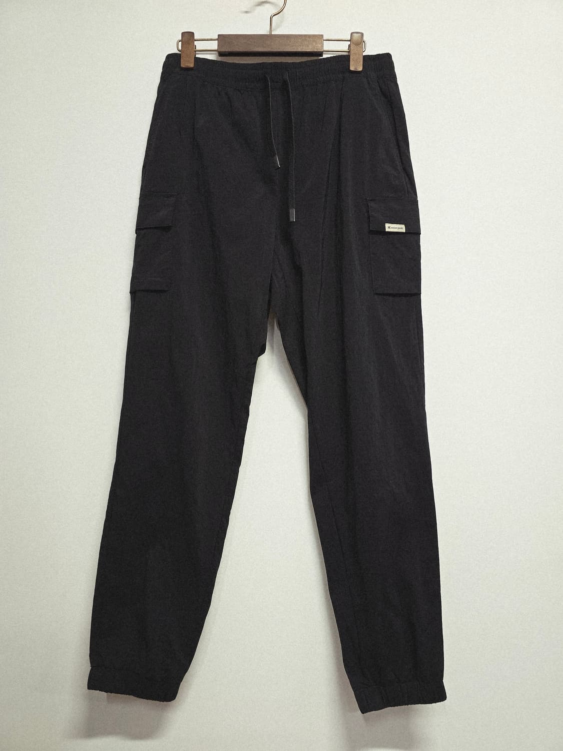 스노우피크 블랙 카고 조거 트레이닝 바지 상품이미지1