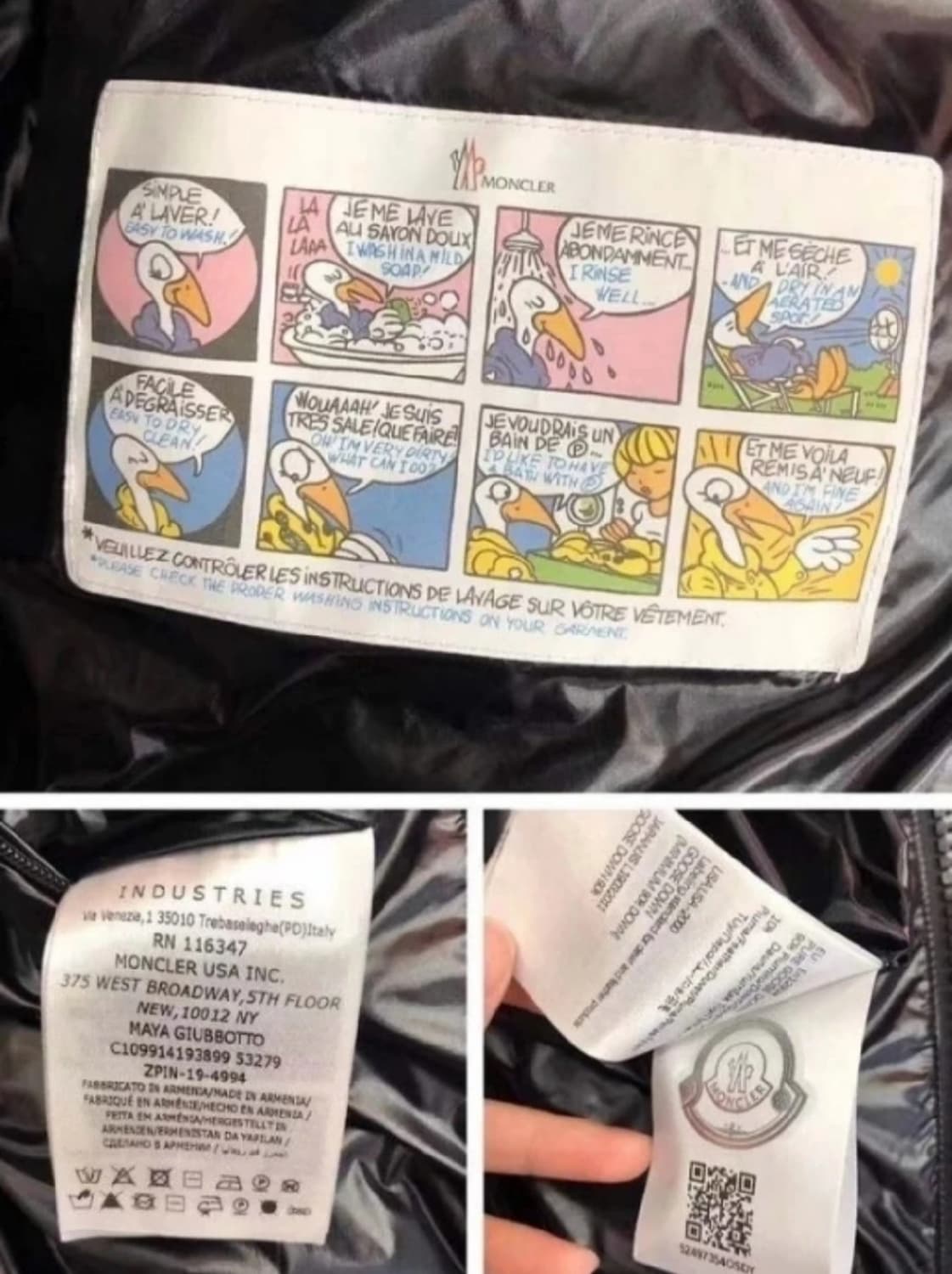 몽클 마야 블랙 패딩 상품이미지4