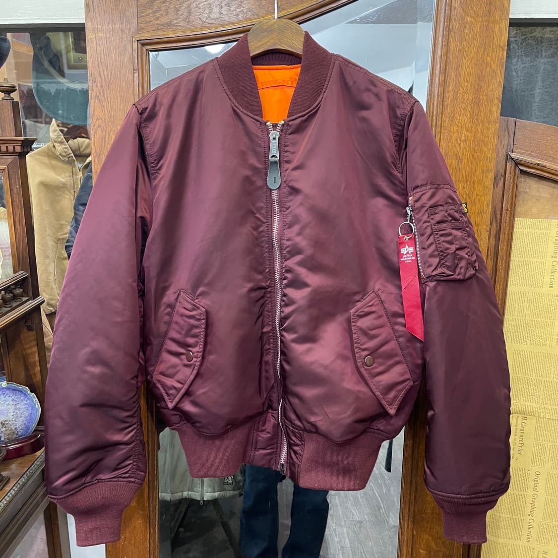 알파 usaf 마원 버건디 상품이미지1