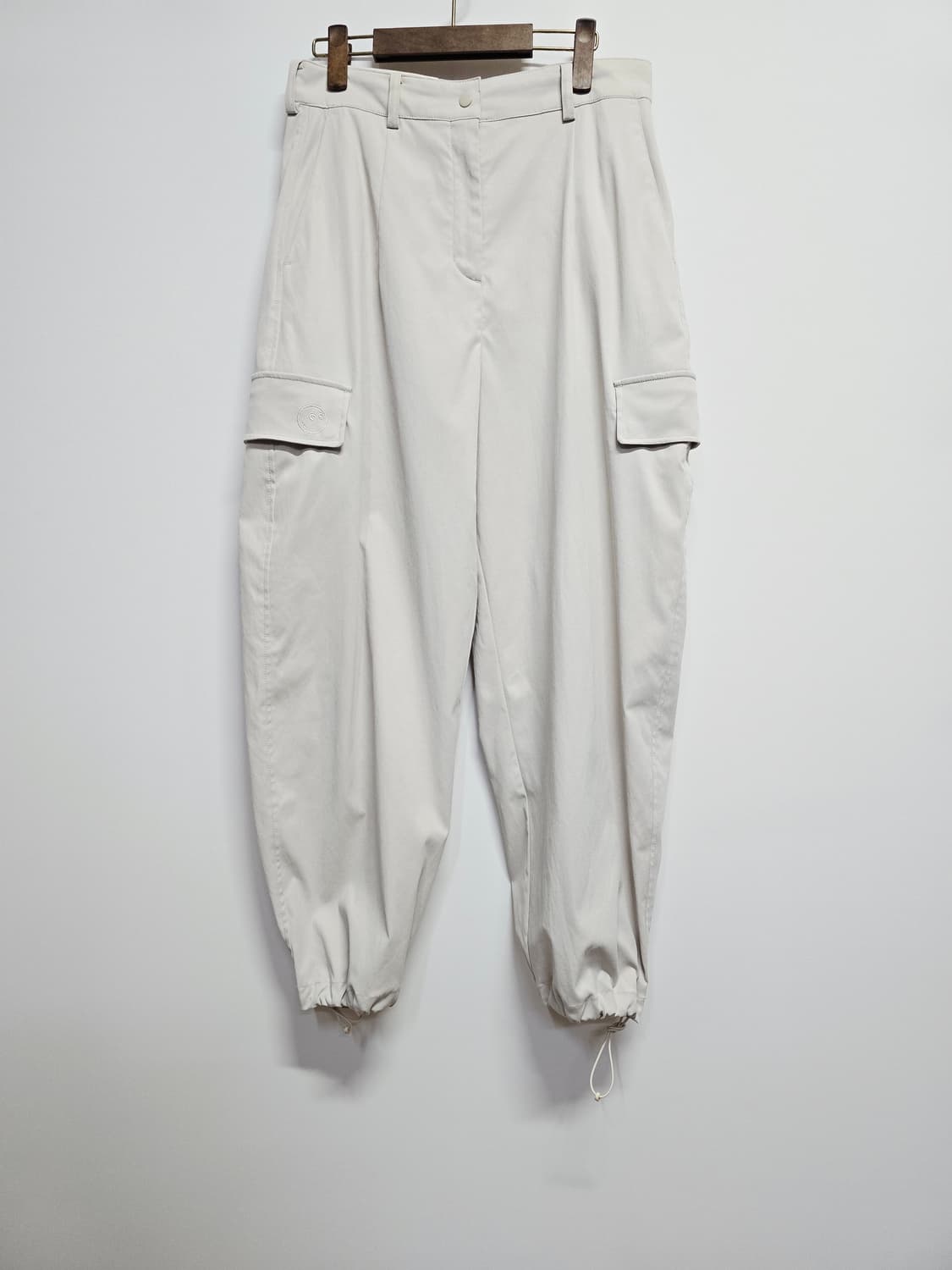 말본 아이보리 카고 조거팬츠 여성 바지 상품이미지1