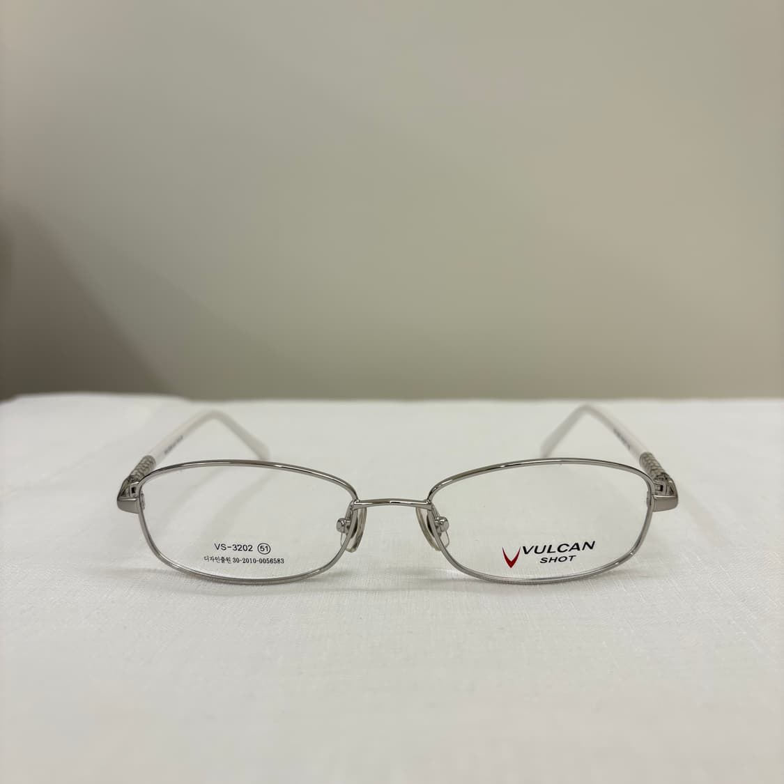 VULCAN 실버 사각 빈티지 안경 상품이미지1