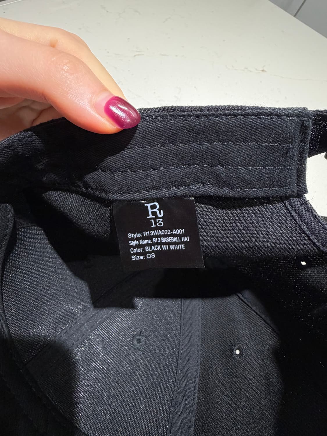 r13 모자 볼캡 상품이미지6