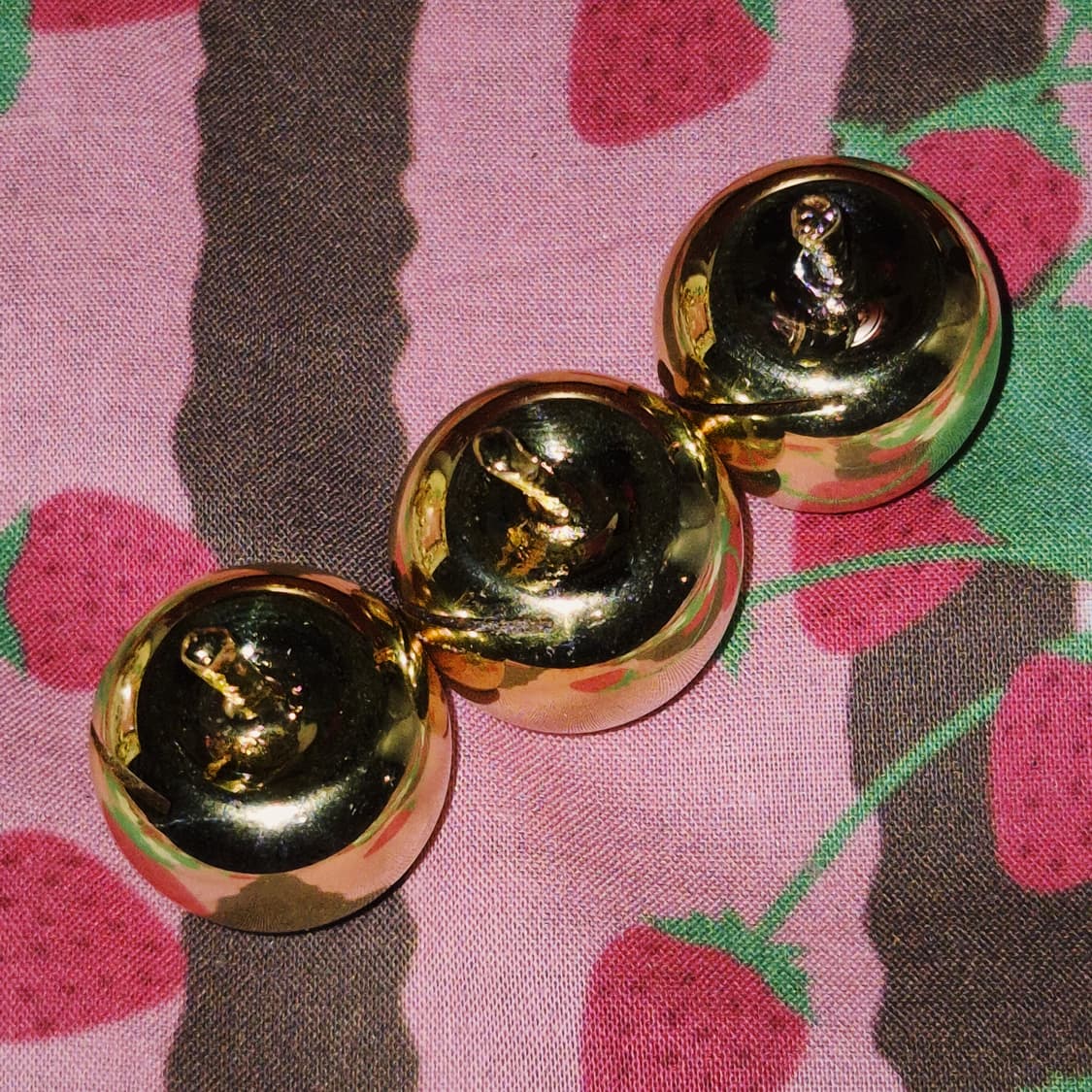 90s 일본 와코 황동 사과 엽서 홀더 1p 상품이미지10