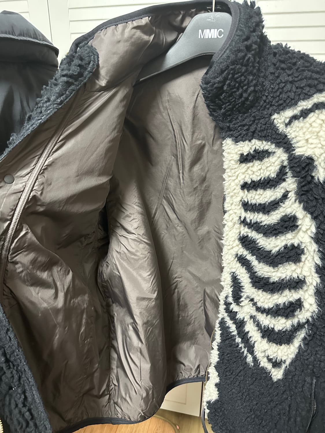 캐피탈 본 패턴 보아 플리스자켓 상품이미지2