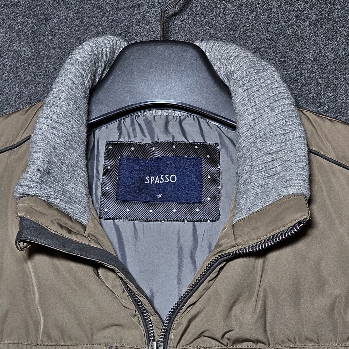 SPASSO 남성 구스 니트 패딩 100 상품이미지2