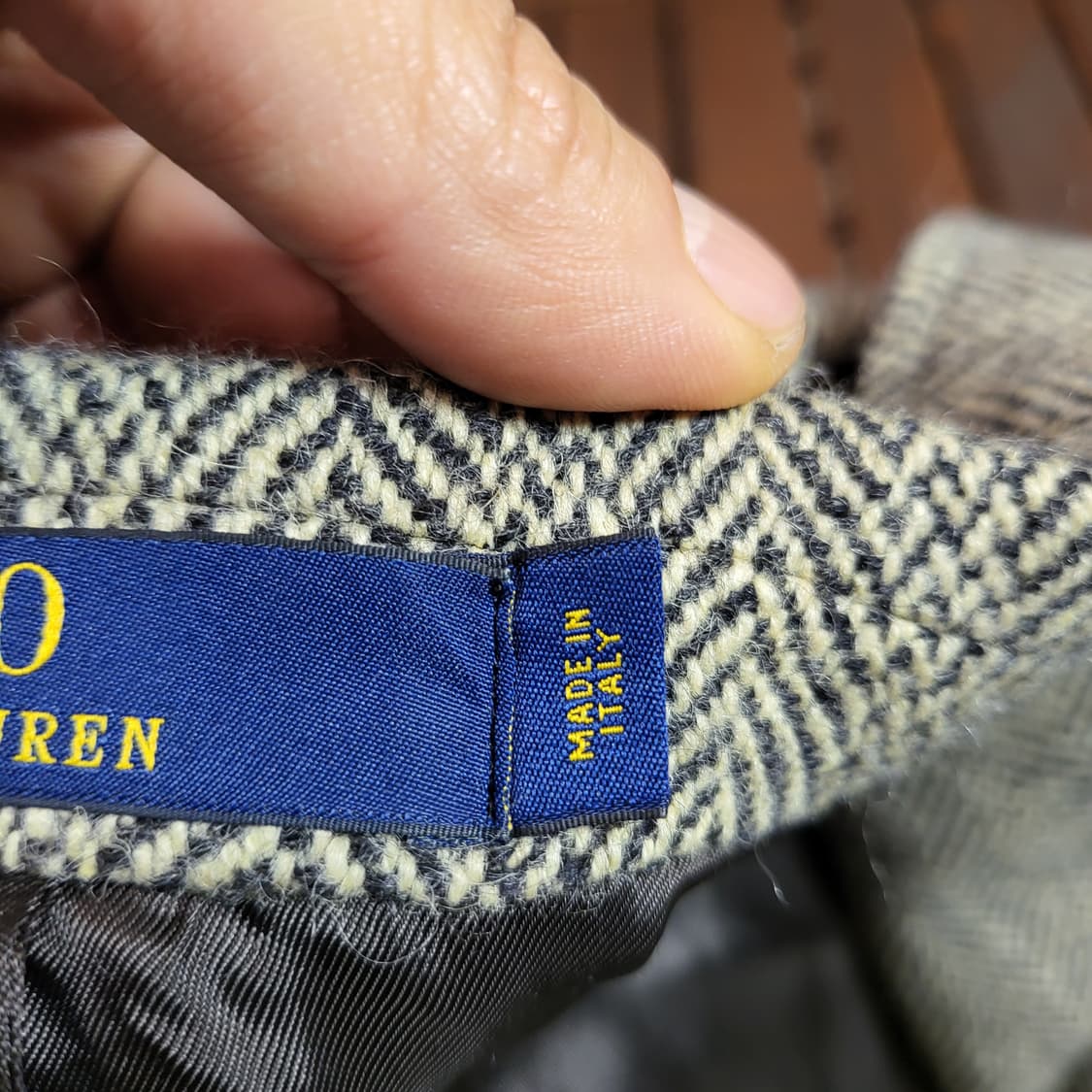 폴로 랄프로렌 헤링본 자켓 (40R) made in italy 상품이미지10