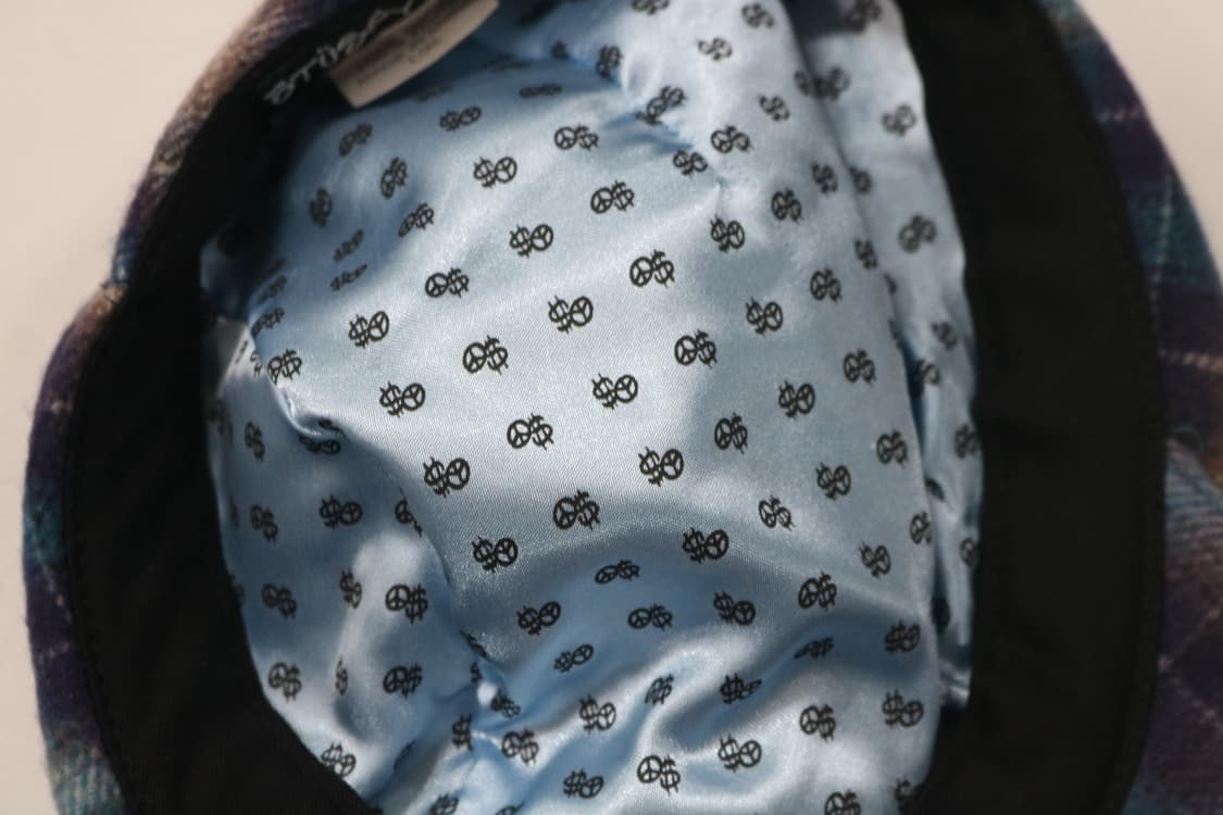 올드 스투시 90s 빈티지 체크 울 헌팅캡 (L/XL) 상품이미지9