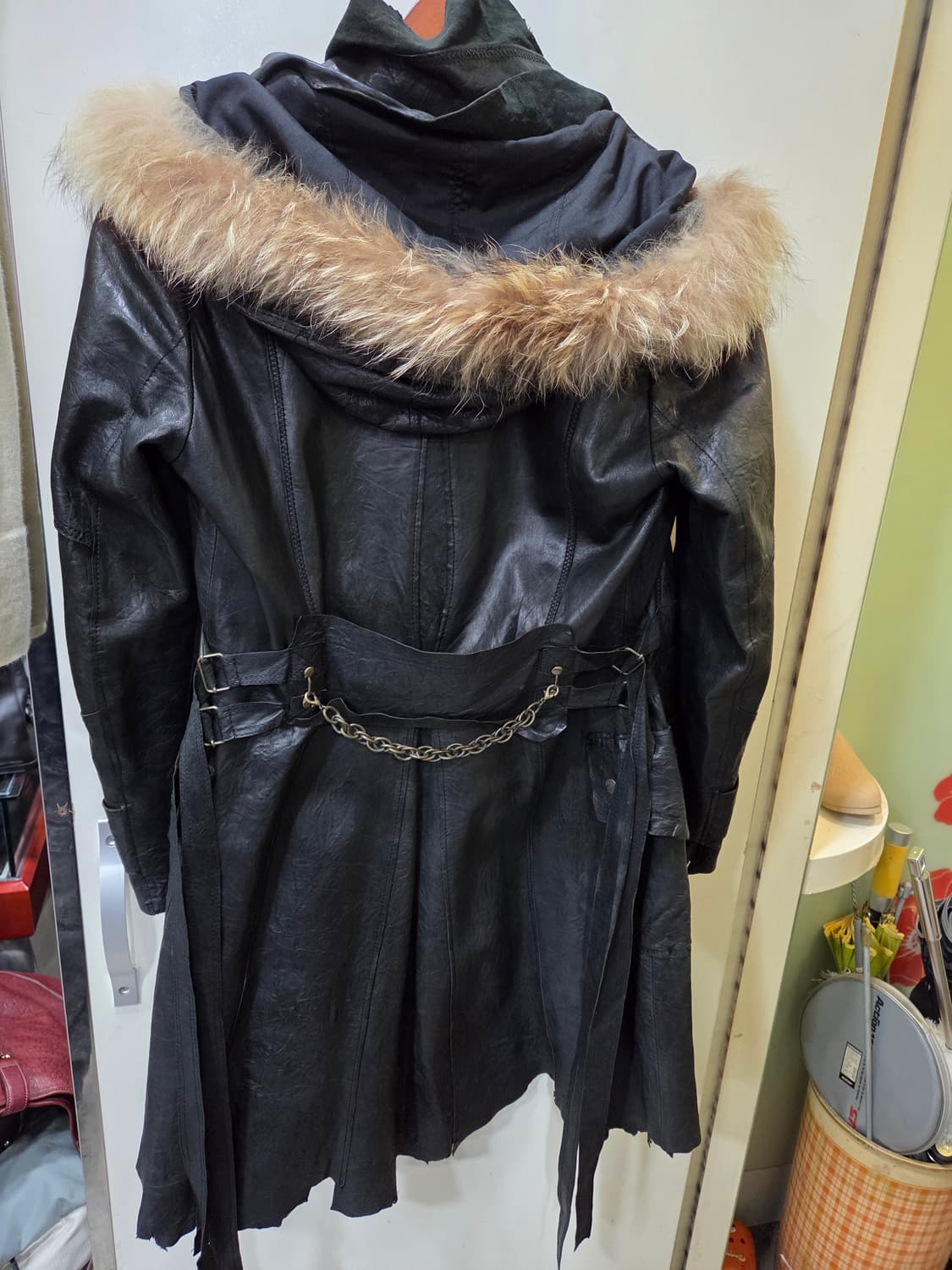 아베크롬비 가죽 코트 상품이미지1