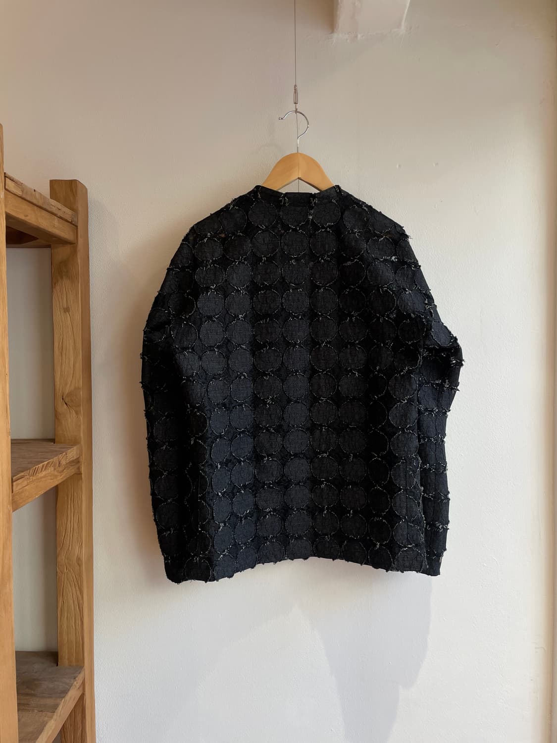 이세이미야케 하트 도트 패치 슬랩 레이스 자켓  상품이미지4