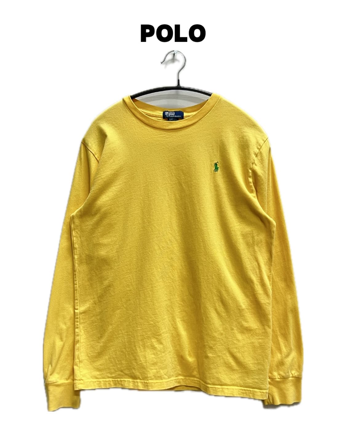 폴로 랄프로렌 키드 긴팔 티 옐로우 상품이미지1
