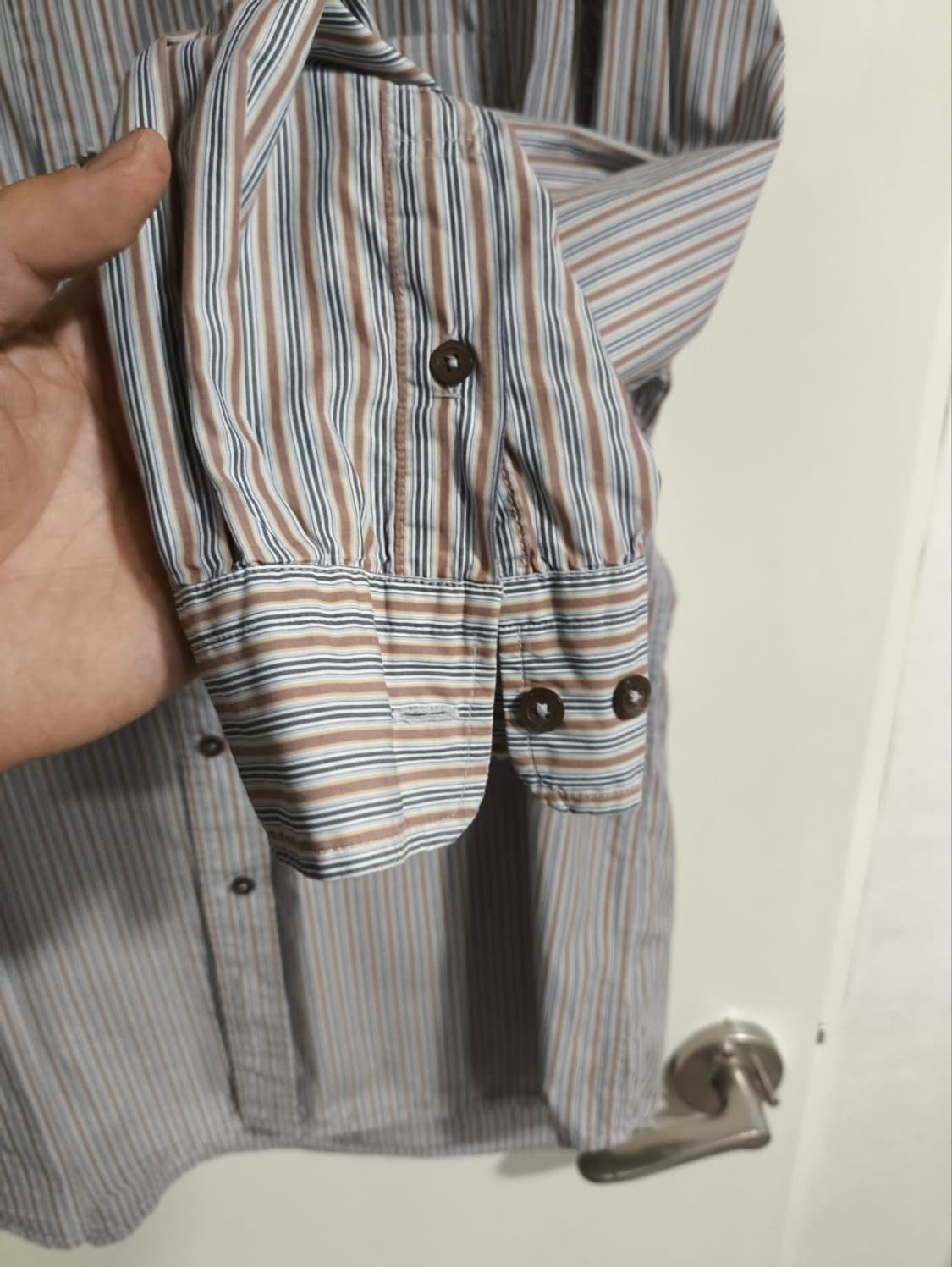 110 헨리코튼 스트라이프 셔츠 상품이미지7