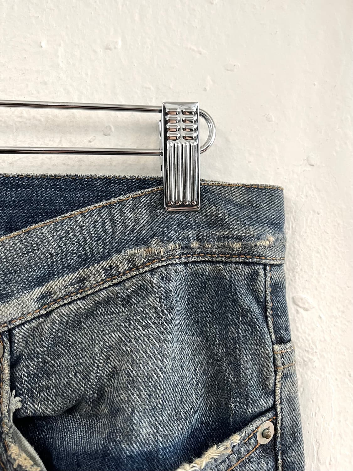 디올 옴므 08FW 오일 워싱 데님 팬츠 상품이미지8