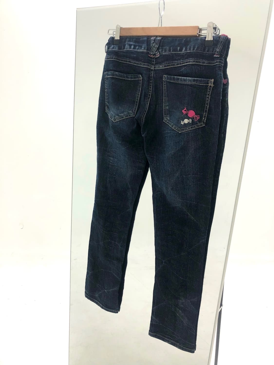 Pink Pocket-Point Skinny Jeans 상품이미지3
