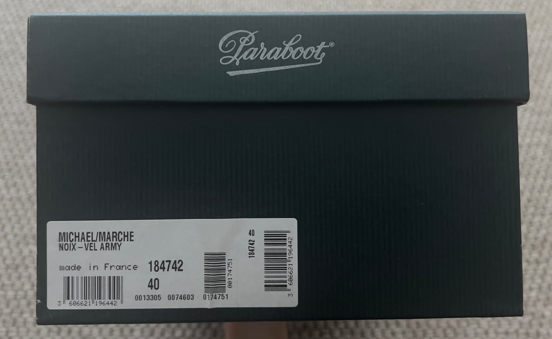 파라부트 미카엘 스웨이드 Vel Army 색상,EU40 사이즈 상품이미지2
