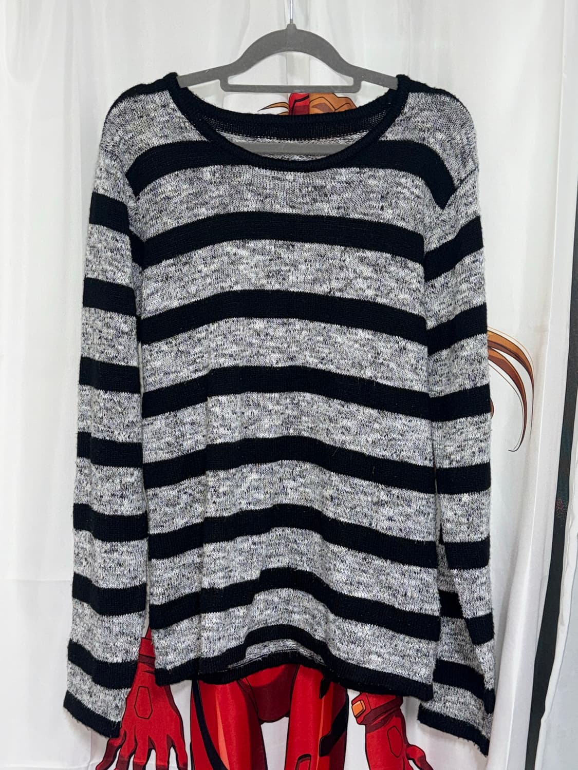 펑크무드 스트라이프 니트  상품이미지1