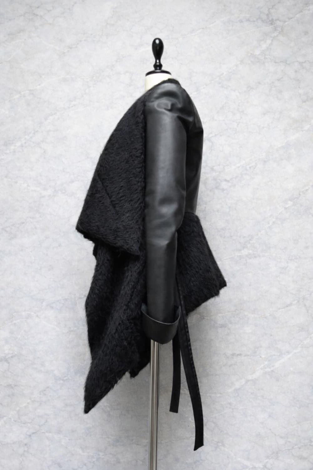 가레스퓨 가죽 자켓 / 양가죽 알파카 모헤어 / 38 (55~55반) 상품이미지6