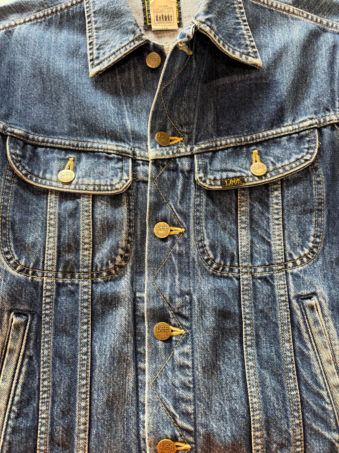 90s Lee Riders 일본 내수 복각 데님 재킷 상품이미지5