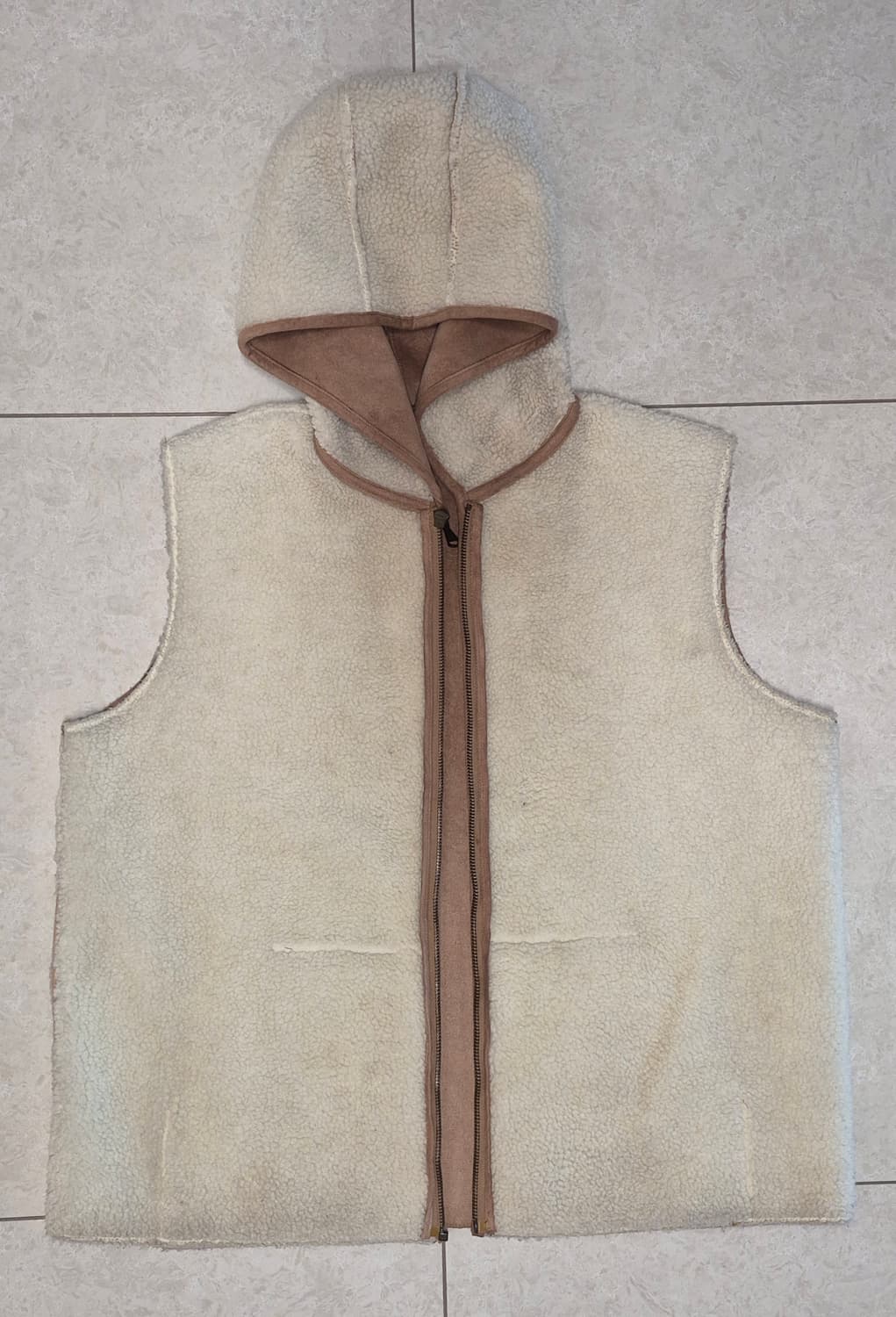 90s
LAUREN Fleece Hoodie Zip-Up Vest (L) 상품이미지7