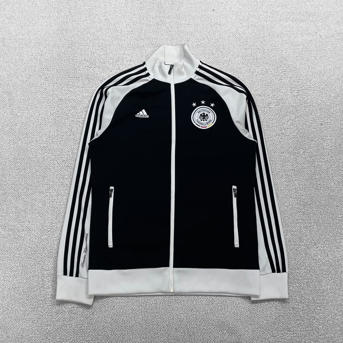 아디다스 독일 트랙탑 져지 블랙 화이트 상품이미지2