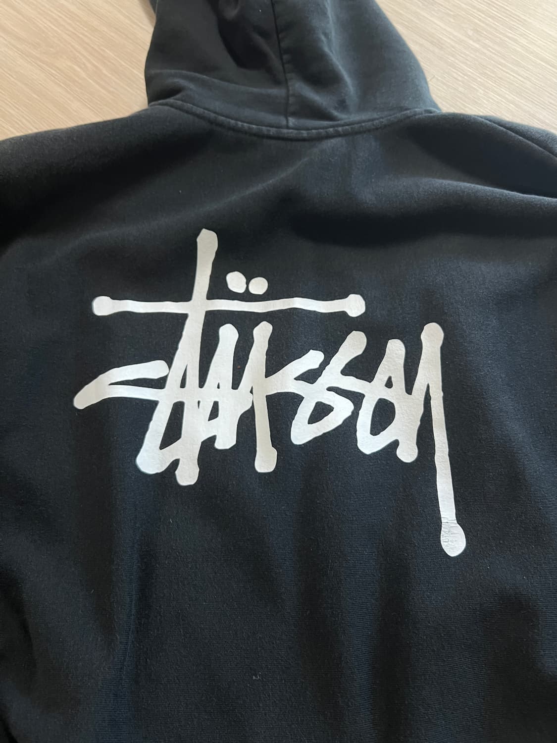 L) 스투시 베이식 후드집업 블랙 2023 상품이미지3