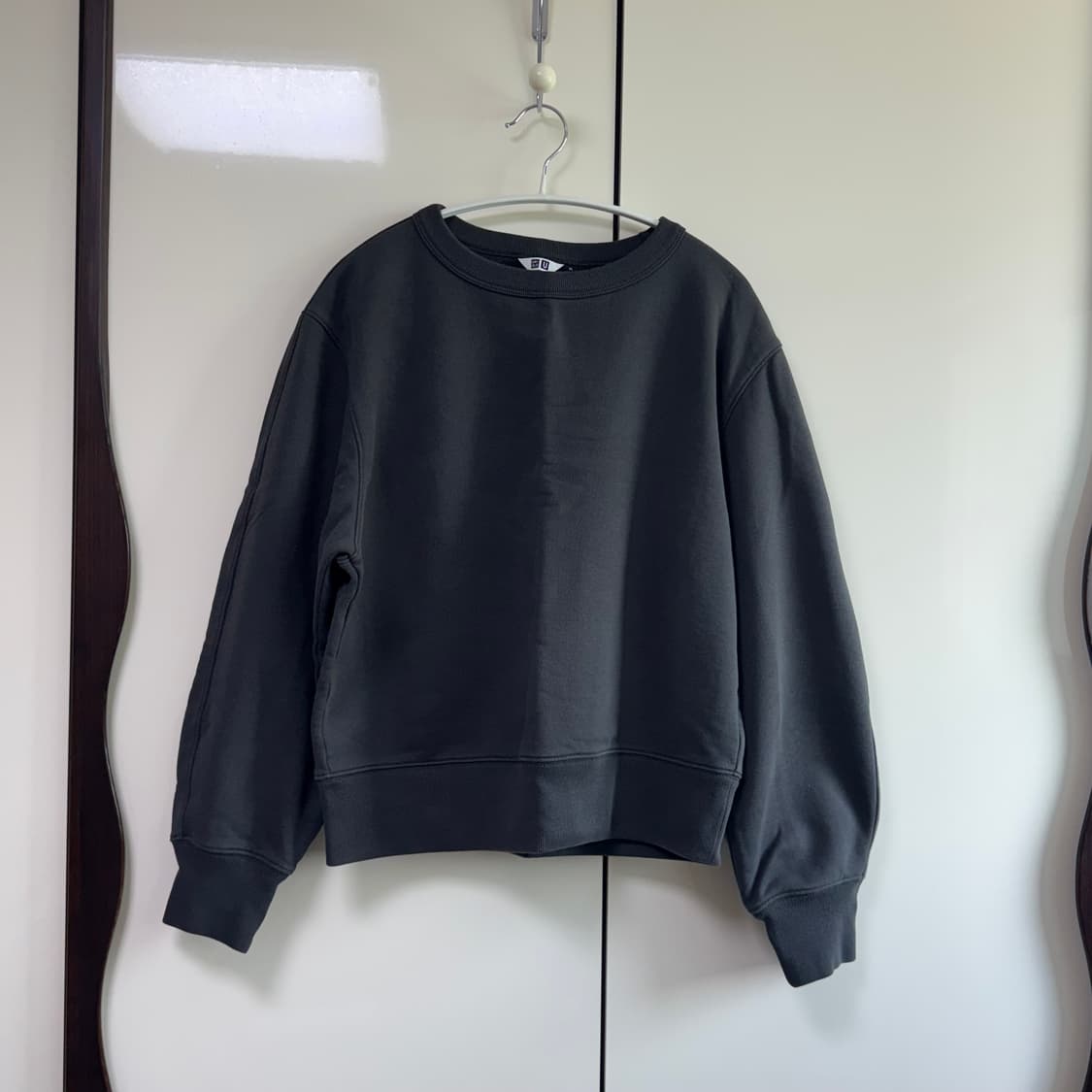 유니클로U 크루넥 스웨트셔츠 다크그레이 XL 상품이미지3