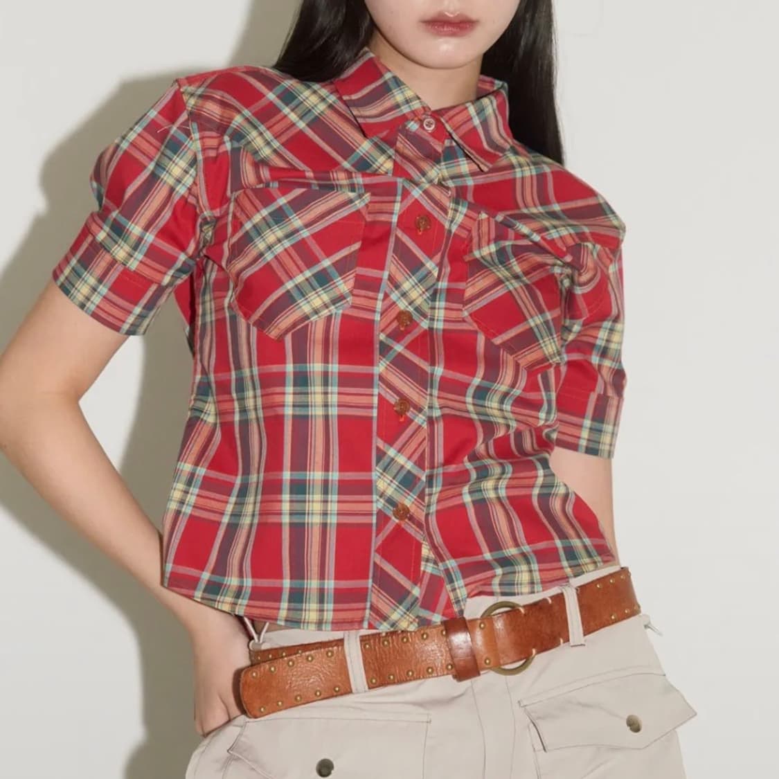 헤레틱 웨스턴 체크 셔츠 상품이미지1