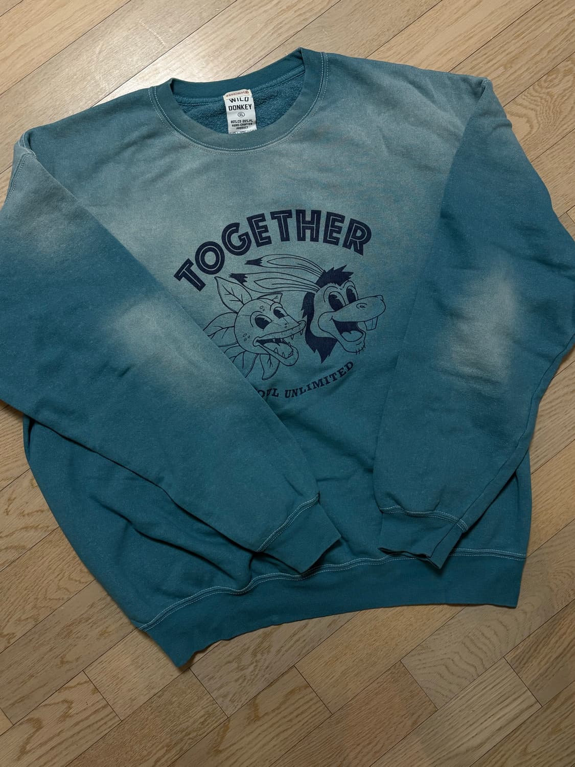 아노니모아노니마 와일드동키 콜라보 투게더 맨투맨 상품이미지1