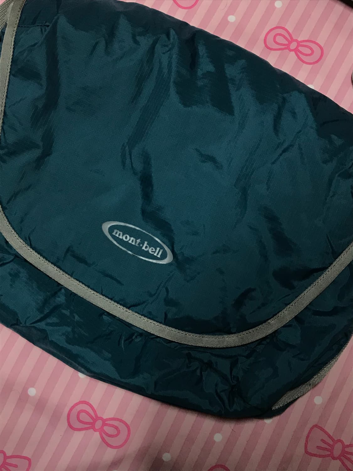 몽벨 청록 크로스백 상품이미지2