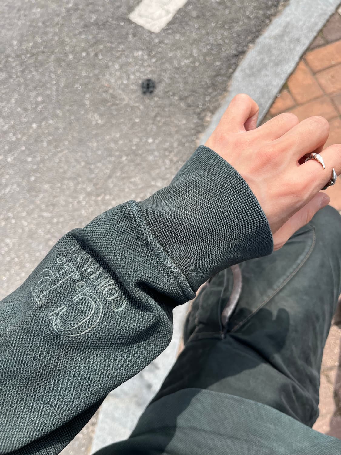 04ss CP컴퍼니 소매자수 하프집업 상품이미지1