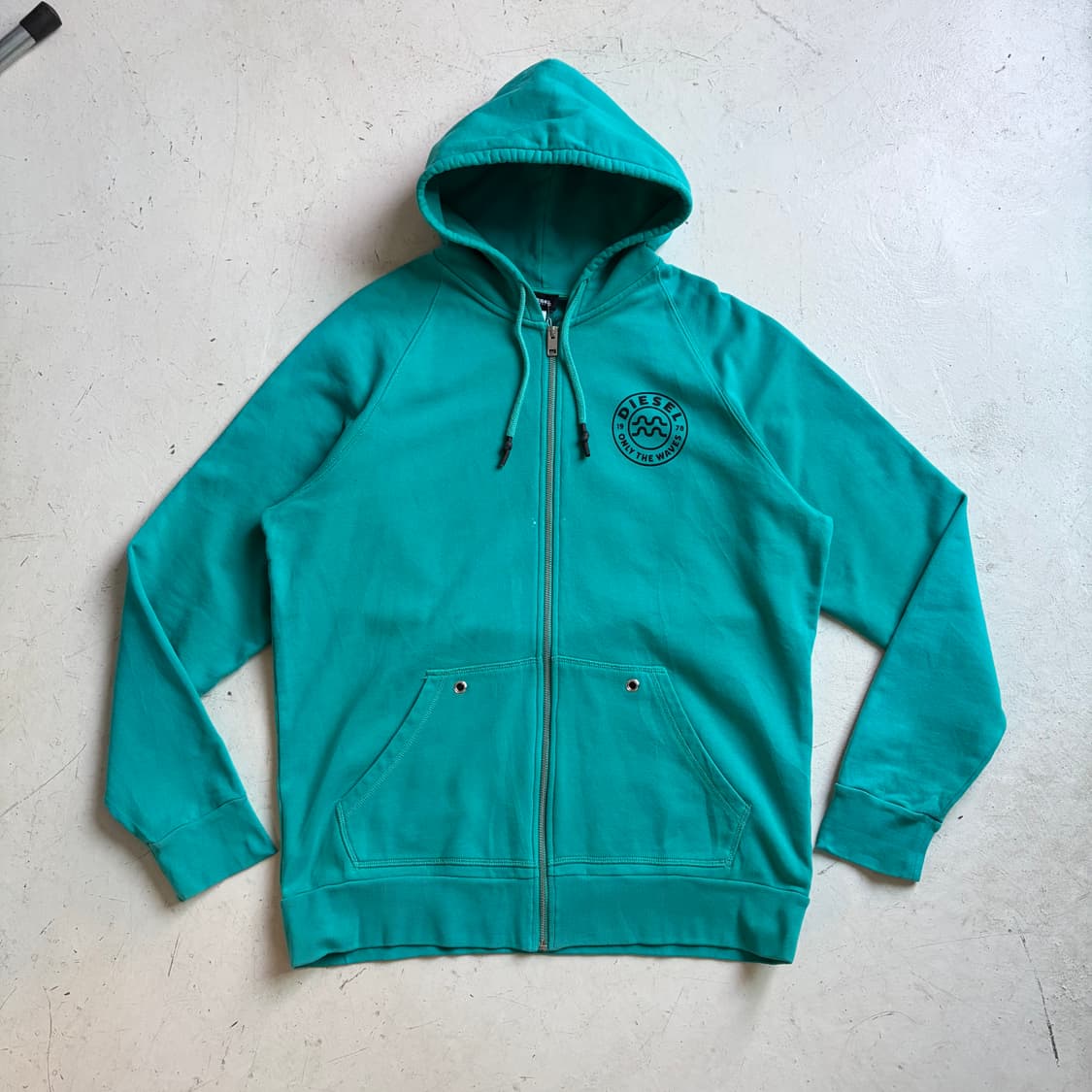 디젤 빈티지 레글런 후드집업 자켓 XL 상품이미지2