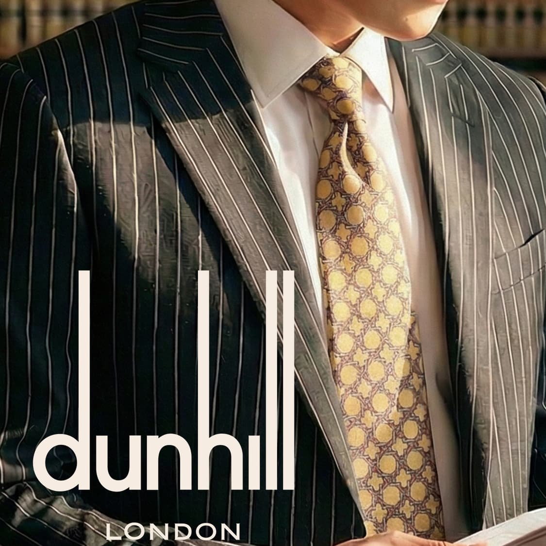 던힐 실크 옐로우 기하 패턴 넥타이 10cm A등급 K1674
 상품이미지1