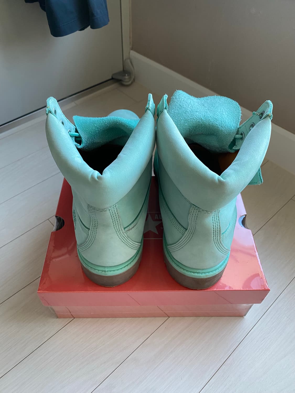 Timberland 팀버랜드 6인치 워커 부츠 50주년 민트 티파니색 상품이미지3