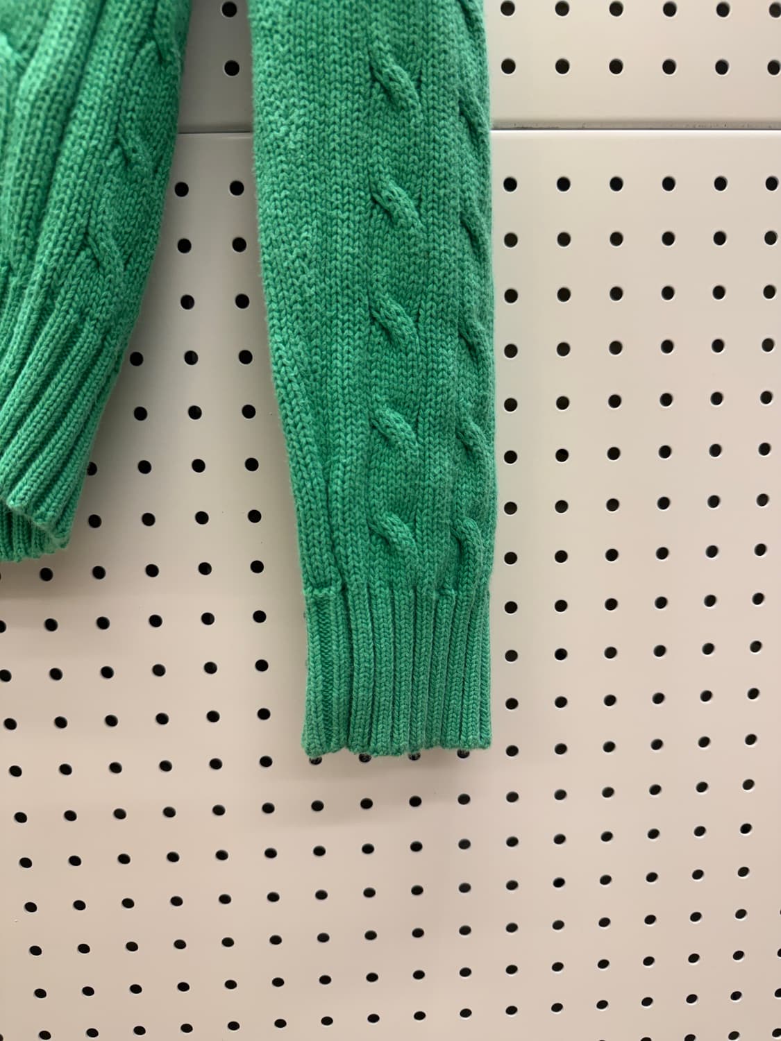 폴로 랄프로렌 핑크 포니 브이넥 케이블 니트 U272 상품이미지3