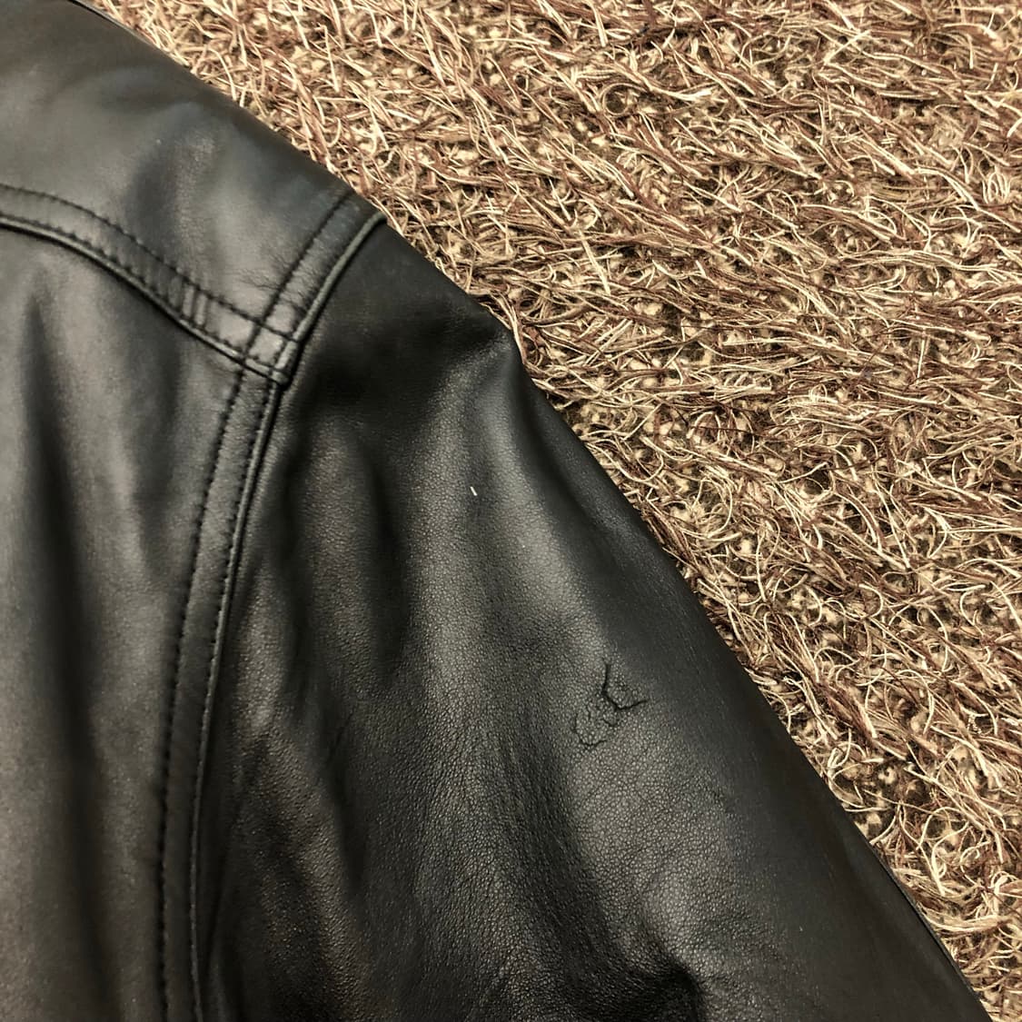 타운젠트 빈티지 양가죽 레더 코트 가죽 자켓 상품이미지5