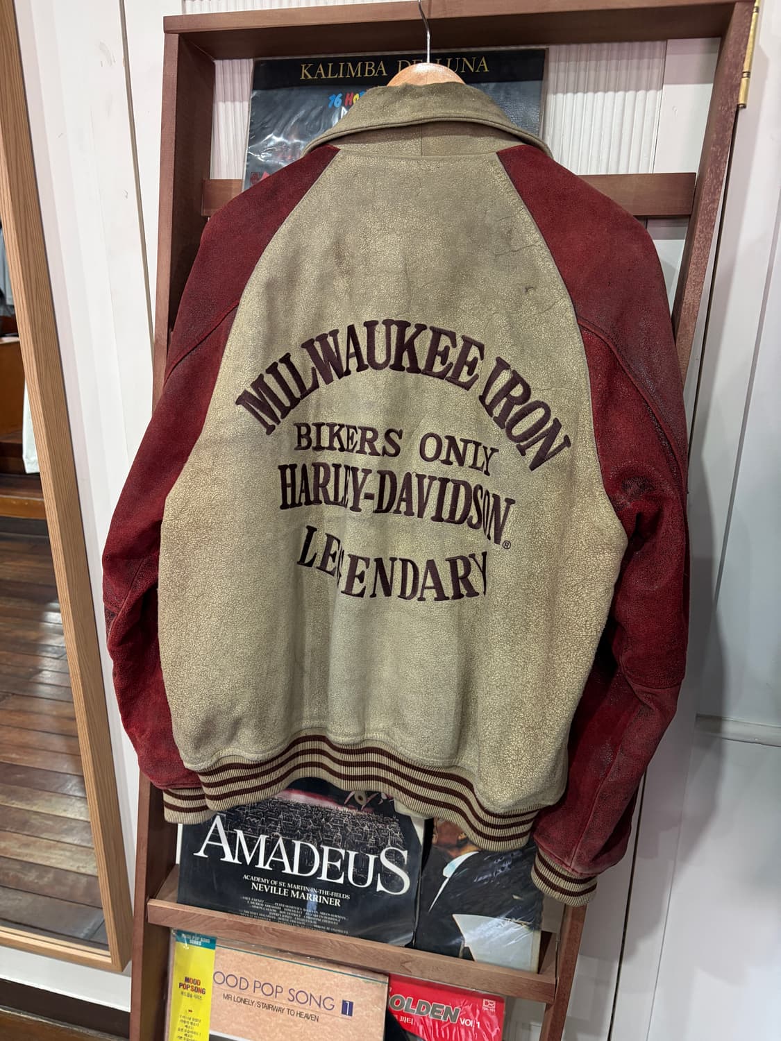 할리데이비슨 패치 카우 레더 자켓 상품이미지9