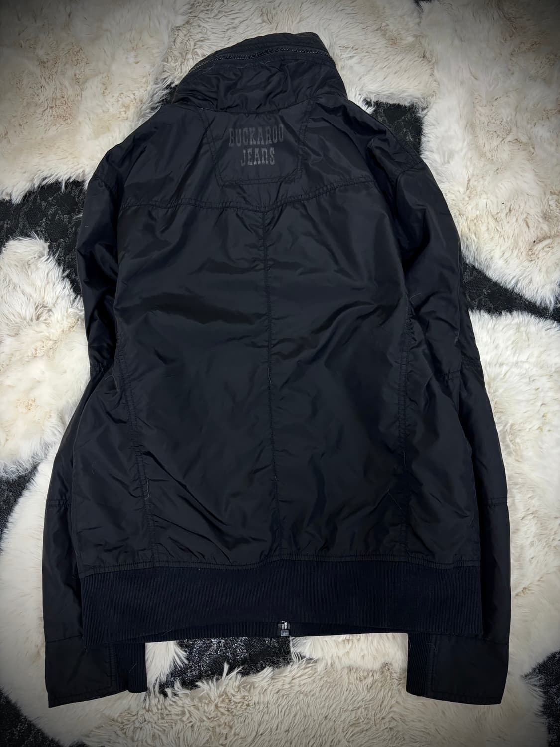 [buckaroo Y2K]Simple design Black Nylon  상품이미지3