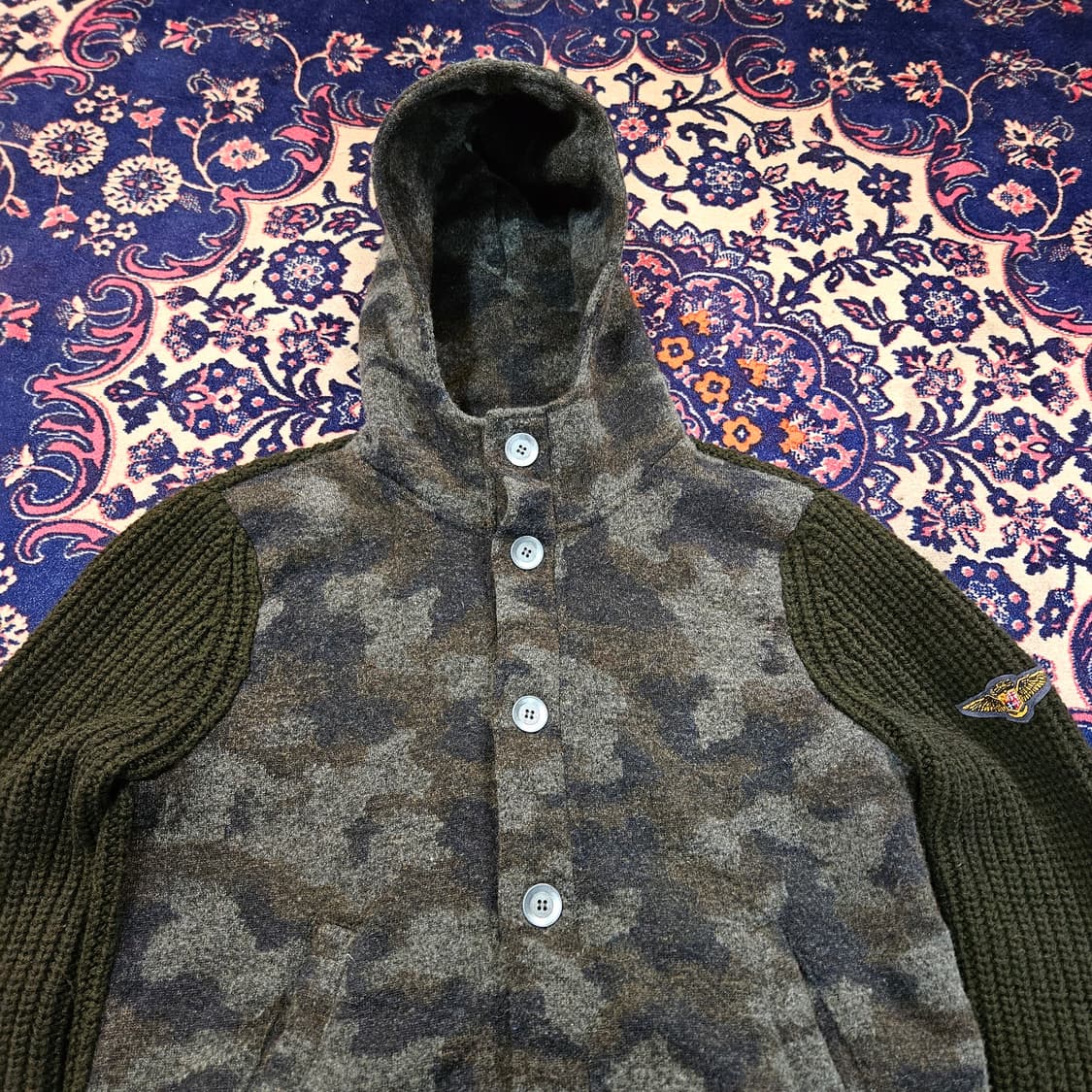 Aviazione Navale in Italy 카모 블럭 후드자켓 상품이미지4