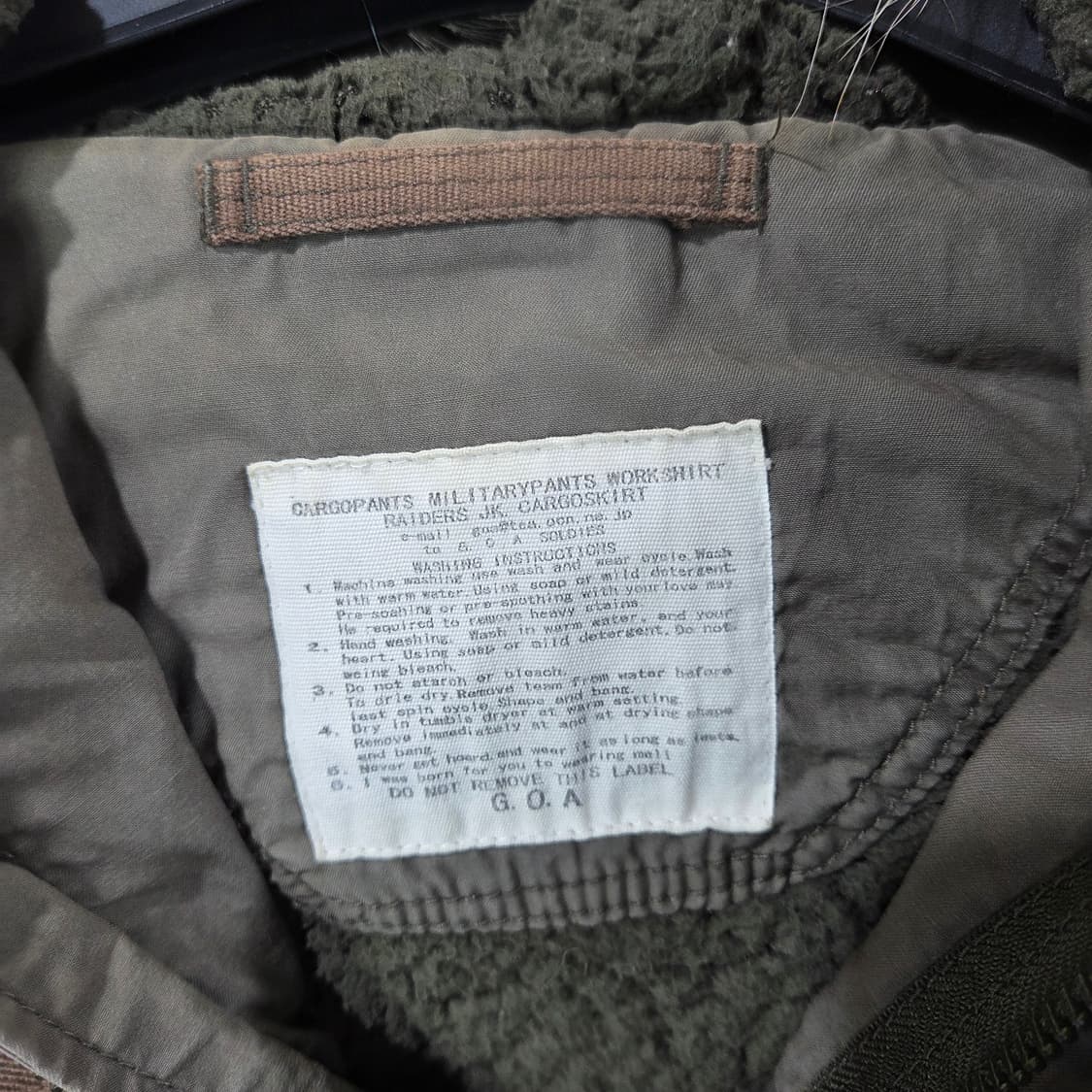 [G.O.A] 고아 밀리터리 가먼츠 피쉬테일 파카 상품이미지5