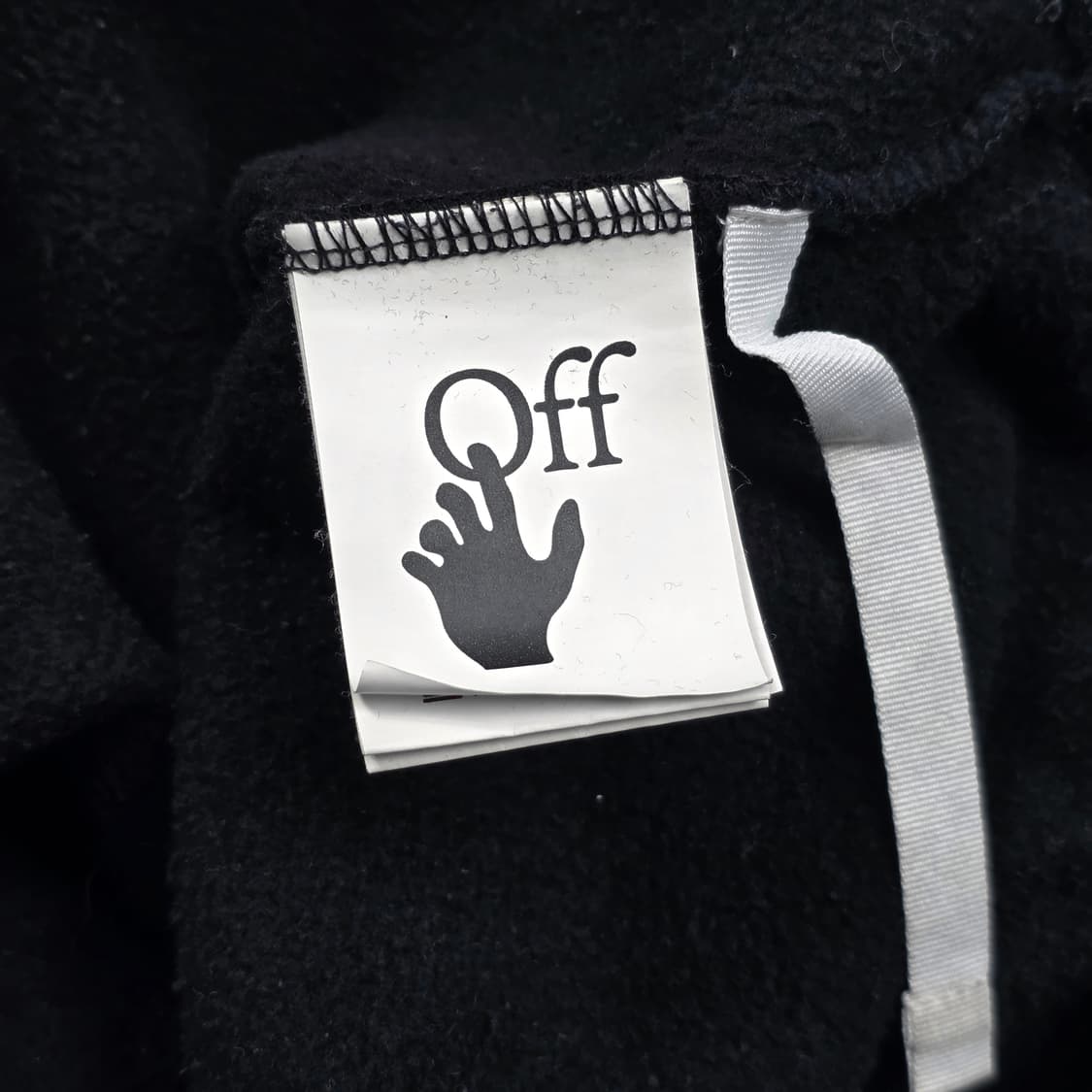 오프화이트 스프레이 후드티셔츠 상품이미지6