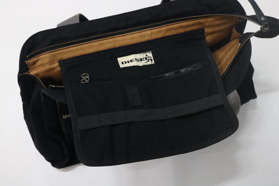 디젤 블랙 데님 보스턴 토트백 상품이미지9