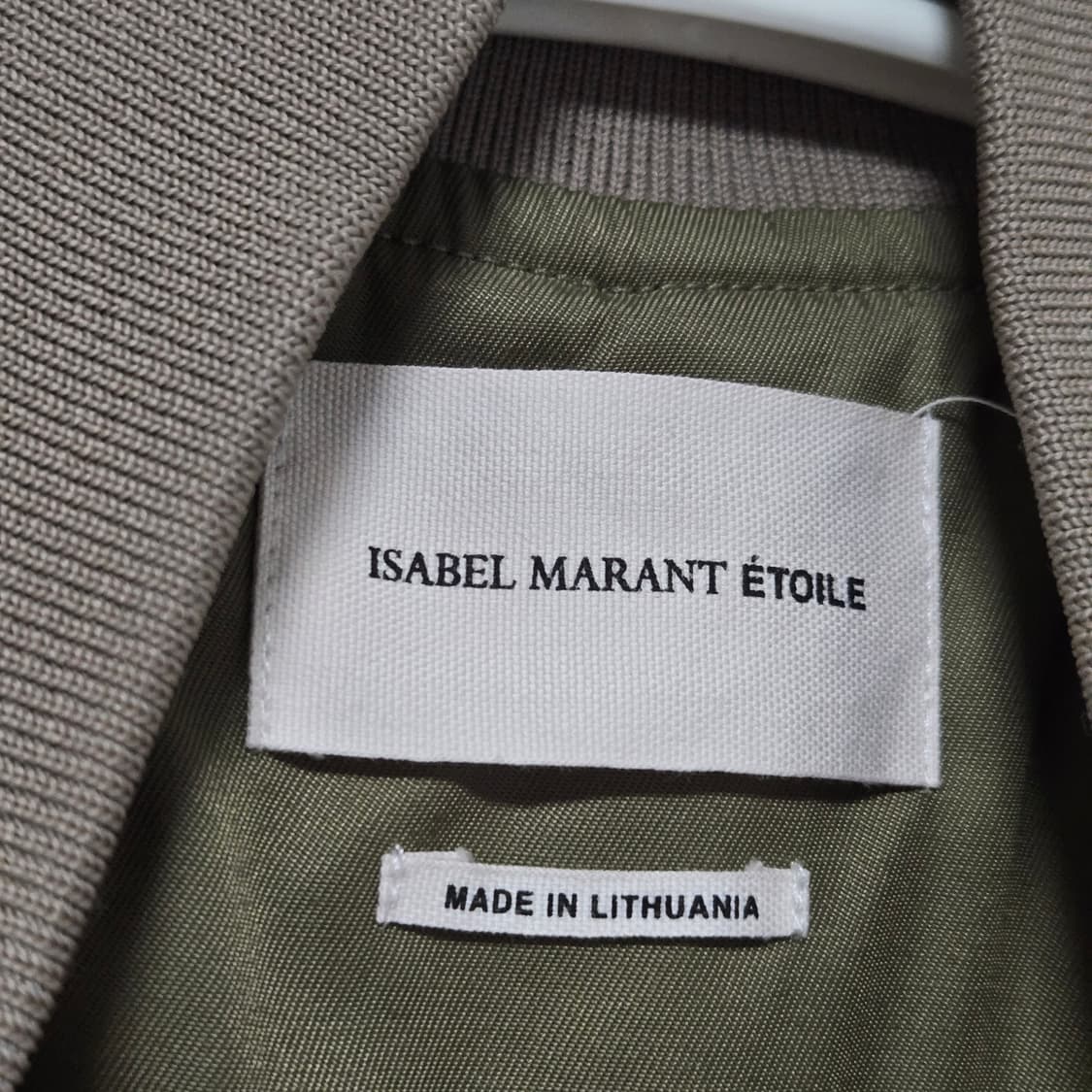 이자벨마랑 카키 ma-1 롱 점퍼 / 여성 점퍼/ 여자 점퍼 상품이미지2