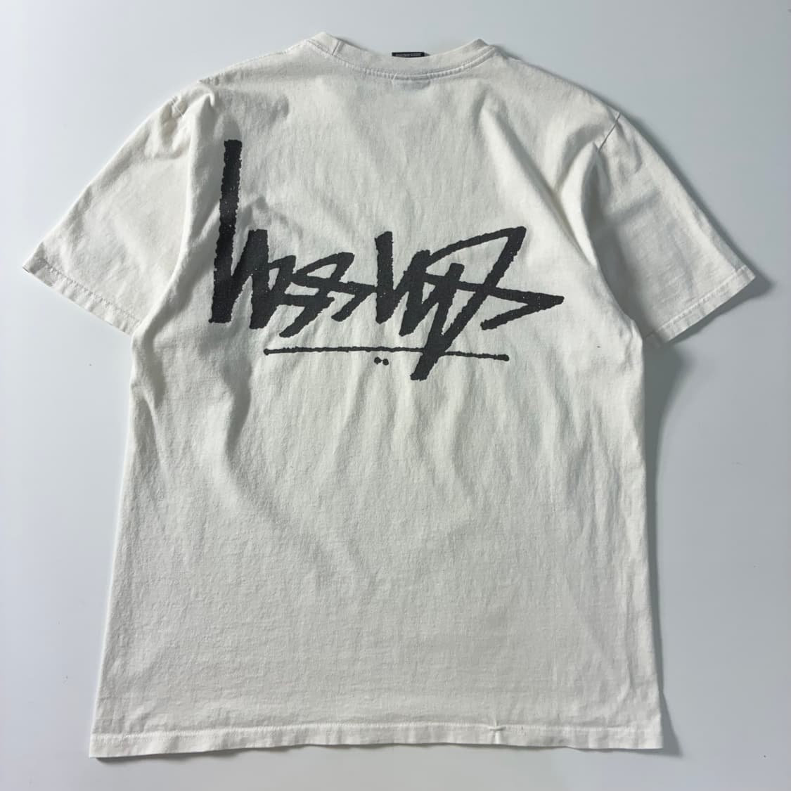 Stussy  스투시 플립 화이트 반팔 티셔츠  상품이미지2
