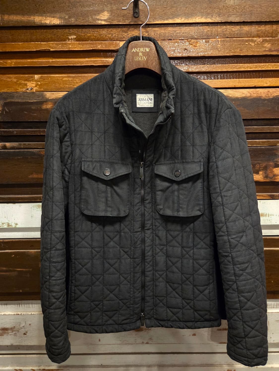 아르마니 꼴레지오니 퀼팅자켓 상품이미지1