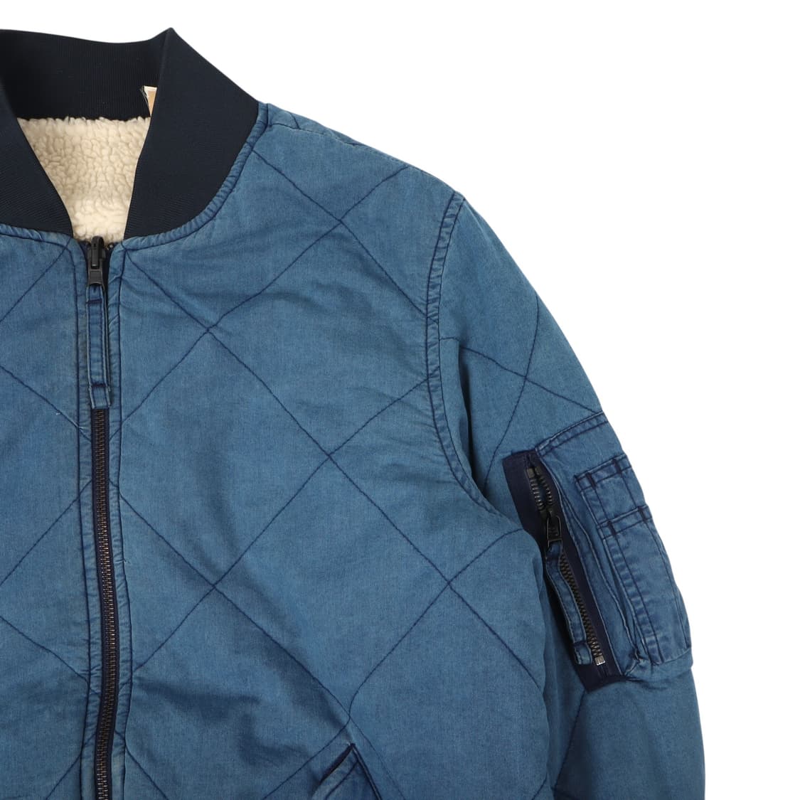 리바이스 리버시블 데님 플리스 봄버 자켓 상품이미지3